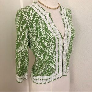 EUC Michael Simon Cotton Blend Cardi Size M